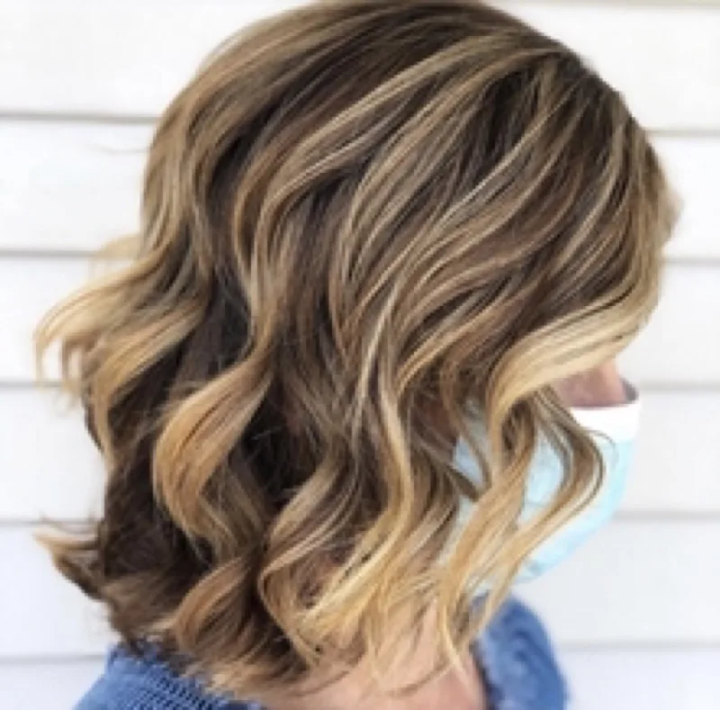Balayage bob styling by Salon 151